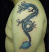 chinese dragon shoulder tats